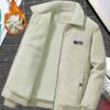 Manfinity Homme Loose Fit Mens Corduroy Thick Padded Jacket main 3