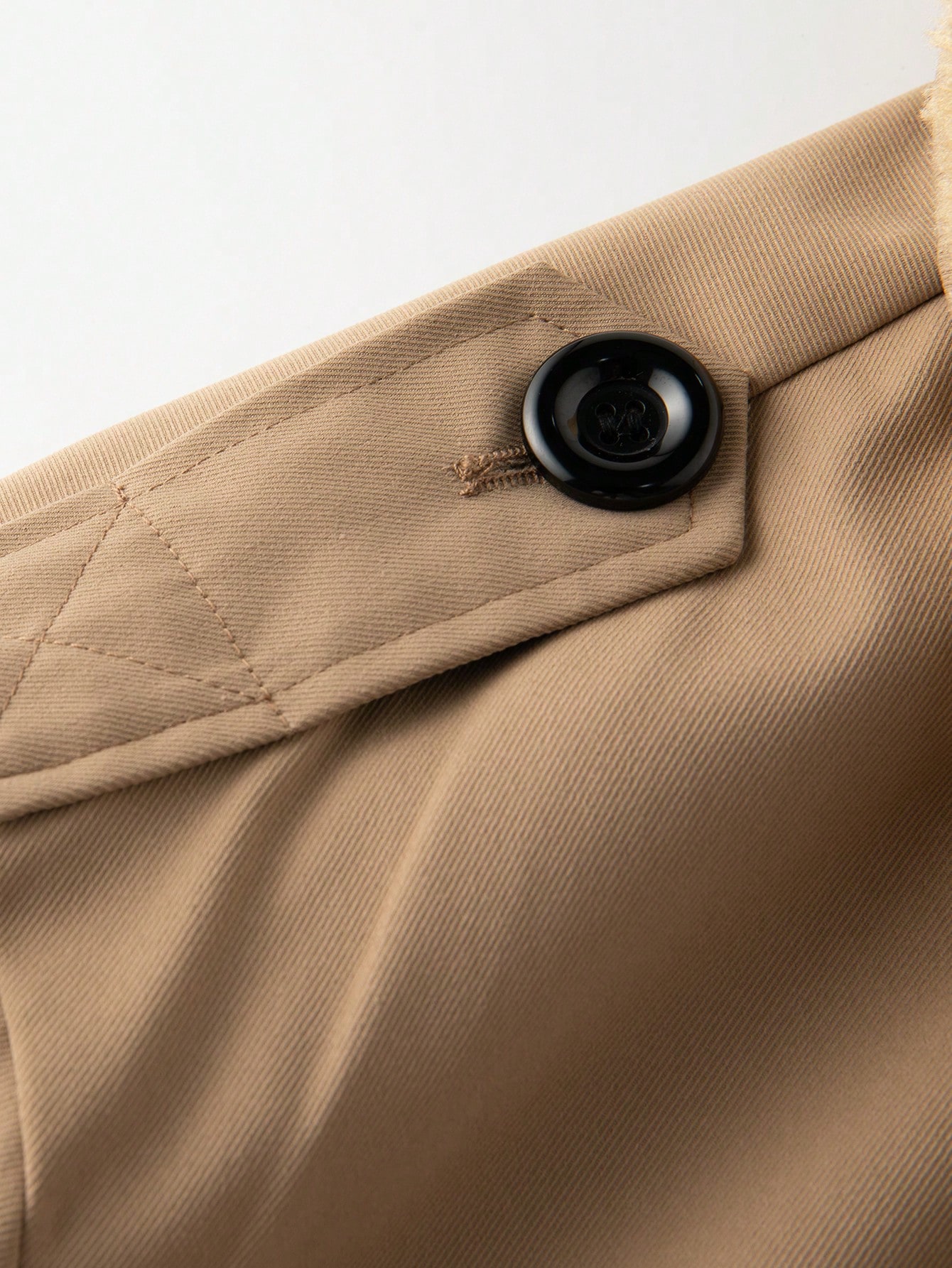 Men Khaki Winter Zip Up Fleece Jacket