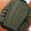 Manfinity Homme Mens Contrast Color Long Sleeve Zip Up Casual Baseball Jacket Autumn main 1