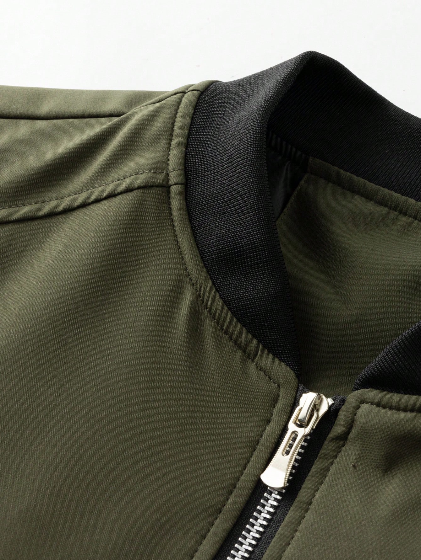 Men Lightweight Zip Up Bomber Jacket