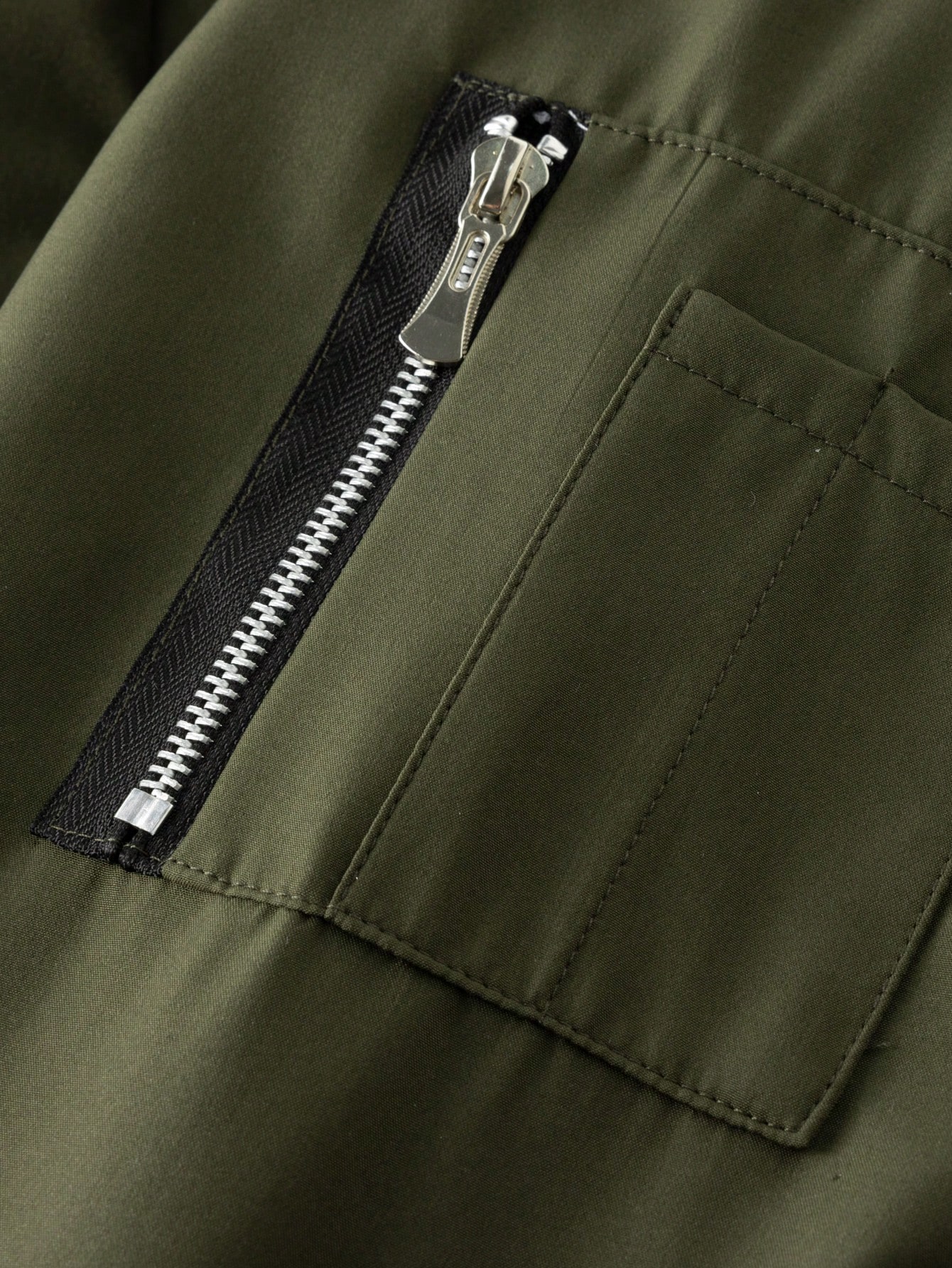 Men Lightweight Zip Up Bomber Jacket