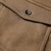 Manfinity Homme Mens Faux Shearling Lined Jacket Warm Collar Coat Going Out Black Long Sleeve Jacket For Friends Husband Boyfriend Gifts main 4