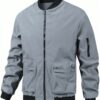 Long Sleeve Button Up Minimalist Casual Woolen Jacket For Men
