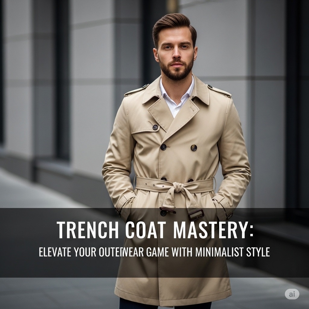 Trench Coat Mastery: Elevate Your Outerwear Game with Minimalist Style