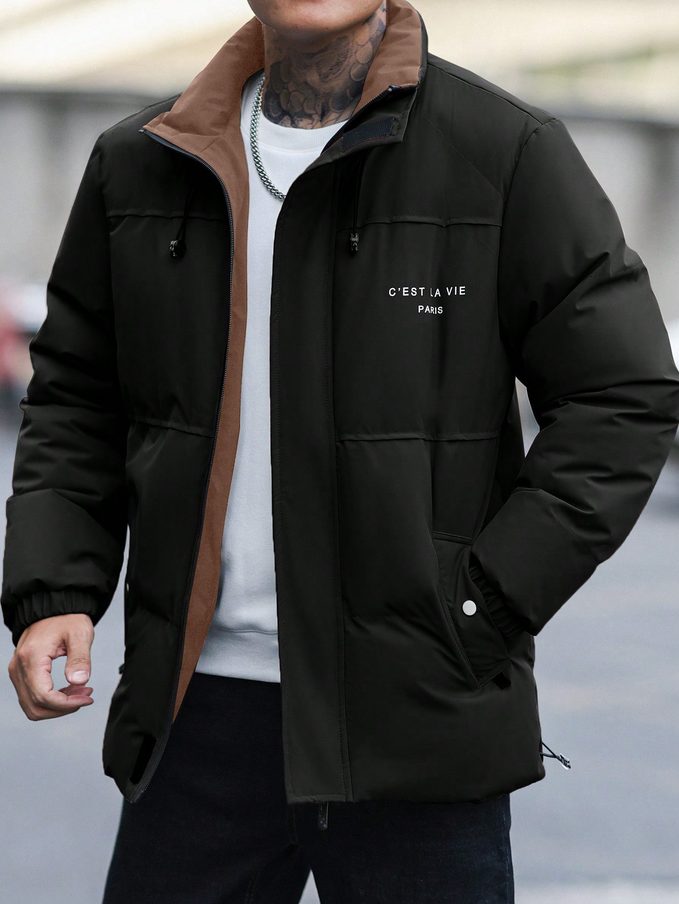 Casual Minimal Fashion Winter Jacket For Men