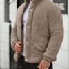 Manfinity Homme Loose Fit Mens Padded Coat With Slant Pockets main 2