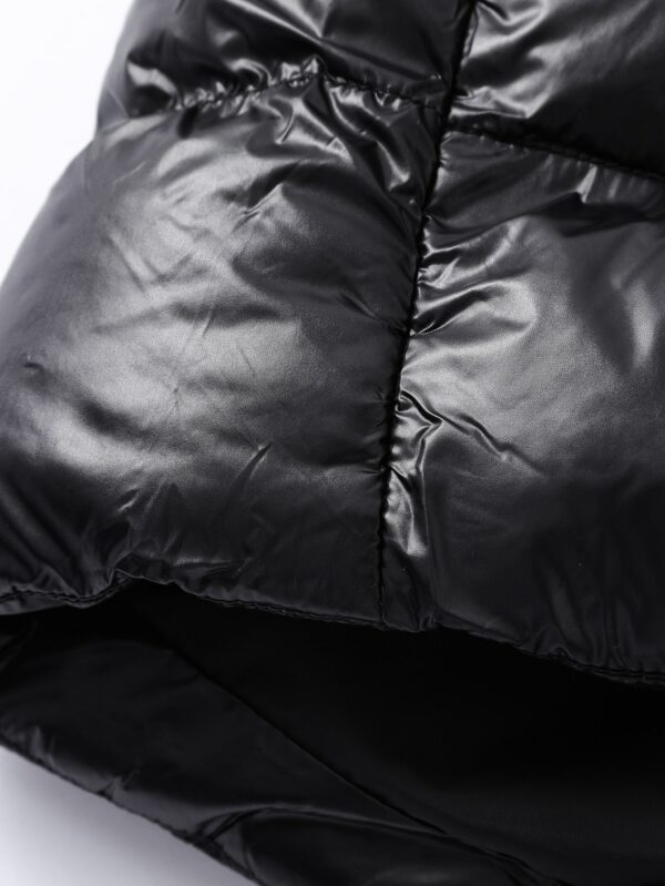 Men Zip Hoodie Padded Coat Plain Going Out Casual Warm Winter Jacket
