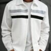 Vintage Spring Autumn Casual Plaid Fashion Shacket For Men
