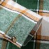Manfinity Homme Mens Cotton Casual Plaid Shacket Spring Autumn Back To School Fall Going Out Colorful Casual Green Shacket For Friends Husband Boyfriend Gifts main 4