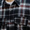 Manfinity Homme Mens Plaid Printed Button Up Long Sleeve Casual Work Shacket For Friends Husband Boyfriend Gifts main 7