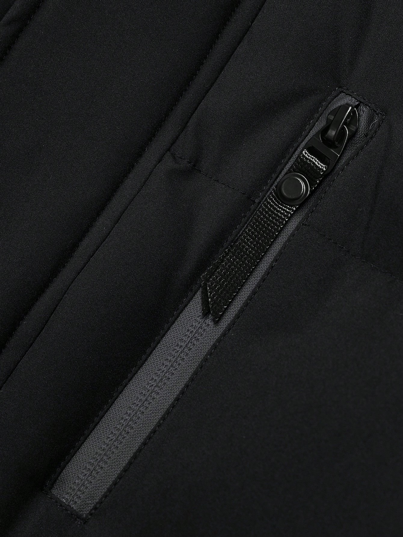 Men Black Hooded Puffer Winter Coats Jacket