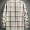 Manfinity Homme Mens Spring Autumn Casual Plaid Fashion Urban Shacket main 1