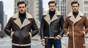 Shearling Lined Winter Jacket Men – Unmatched Warmth and Rugged Elegance
